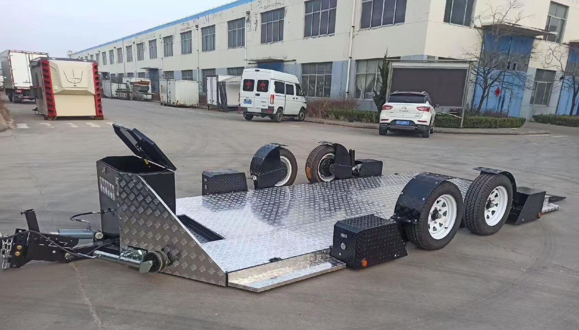 China 2.5T Dual-Axle Hydraulic Lifting Trailer Manufacturer: Your Trusted Supplier for Heavy-Duty Solutions